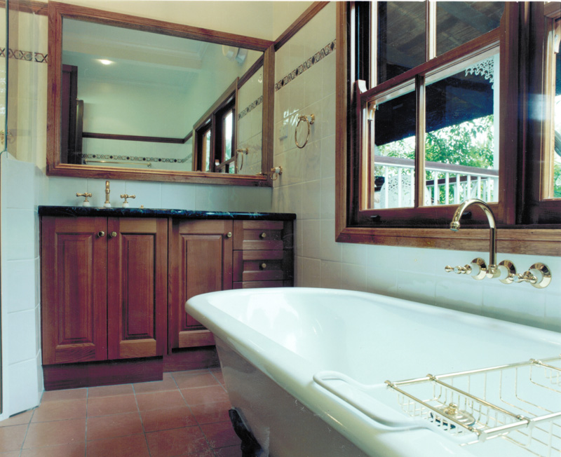 Vanity bath and window